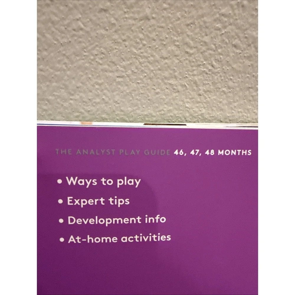 Lovevery The Analyst‎ Play Guide for 46,47,48 Months – Baby Development